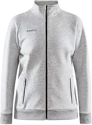 [Craft] Women's Core Soul Full Zip JKT W Hoodie, Grey Mixed, XS