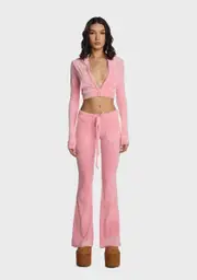 Baby Get Stuff Done 3-Piece Velour Set
