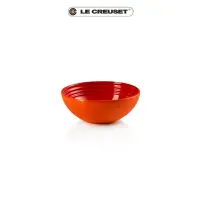 在飛比找momo購物網優惠-【Le Creuset】瓷器早餐穀片碗16cm(火焰橘-無盒