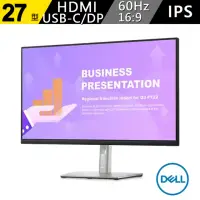 在飛比找momo購物網優惠-【DELL 戴爾】P2722HE-4Y 27型 IPS 窄邊