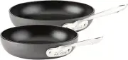 All-Clad Hard Anodized Induction Non-Stick 2 Piece 20 & 26cm Frying Pan Set