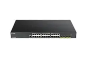 D-Link DGS-1250-28XMP 28-Port Gigabit Smart Managed PoE Switch With 24 RJ45 and 4 SFP+ 10G Ports