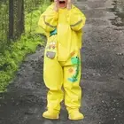 Children Rain Jacket Rainwear Lightweight Long Raincoat Kids Rain Gear for
