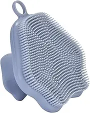 Oshhni Face Cleanser Brush Face Scrub Brush Soft Face Wash Brush Facial Cleansing Tool for Exfoliating Travel Massage Pore Women Man, Gray