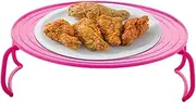 Microwave Folding Tray - Microwave Oven Tray | Microwave , Carrying Tray with Splash Proof Lid and Flexible Handles
