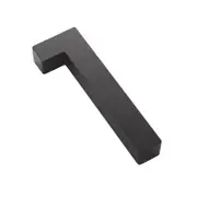 Sandleford 100mm Black Edge House Number 1