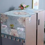 Namzi 1 piece refrigerator dust cover, waterproof and oil proof refrigerator cover cloth, single and double door refrigerator cover cloth, dust cover 170 * 65cm (style 2)