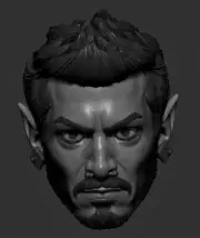 Namor Wakanda Forever custom 3D print head for 4" 6" 7" 12" Marvel action figure