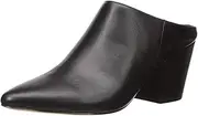 [The Drop] Women's Jordan Pointed-Toe Block-Heel Mule Shoe, Black, 8 M US