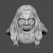 Sabretooth Taylor Mane custom head for Marvel Legends & other action figures