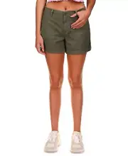 MSRP$69 Sanctuary Women's Solid Switchback Cuffed Cotton Shorts Size 33