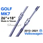 VW GOLF MK7 專用軟骨雨刷/GTI專業雨刷/GOLF7/原廠雨刷樣式/專屬雨刷/7代/鍍膜雨刷膠條/雨刷精