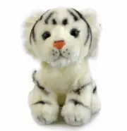 Lil Friends White Tiger Plush Soft Toy 18cm Stuffed Animal by Korimco