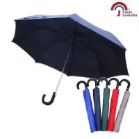 在飛比找博客來優惠-【Kasan 晴雨傘】超大防護罩防風半自動雨傘(深藍)