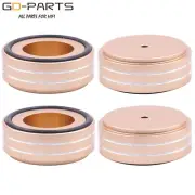 58*22mm Full Aluminum Isolation Stand Feet Pad Cone For Speaker AMP Turntable *4