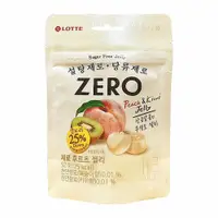 在飛比找蝦皮商城優惠-韓國 LOTTE 樂天zero蜜桃奇異果軟糖52g【佳瑪】低