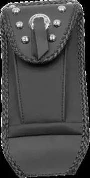 Mustang Black Studded Felt Lined Tank Bib w Pouch Harley Bad Boy 95-97