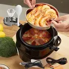 Vehicle 2L Mini Travel Rice Cooker 24V 220V Meal Warmer Fast