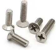 50/100pcs M1 M1.2 M1.4 M1.7 M2 M2.5 M3 M4 Nickel Plated KM ScrewCross Flat Countersunk Head Machine Screws(8mm,M1 100pcs)