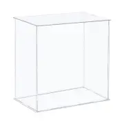 Acrylic Display Case Plastic Box Cube Storage Box Clear 31x16x31cm