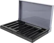 Multi Grid Coin Case Storage Box for Organizing Cash and Coins for Collectors for Home and Shop Use