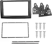 QASULER Universal Car Stereo Fascia, for Skoda, Fabia 2DIN Fascia Radio DVD CD Player Frame Dash Trim Kit 173 * 98/178 * 100/178 * 102mm Center Console Radio Fascia