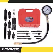 18x Diesel Engine Cylinder Compression Tester Pressure Test Tool Kit 1000 PSI