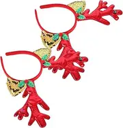 [FRCOLOR] Unique Christmas Headband Horns Deer Ears Costume Led Lights for Parties and Family Gatherings