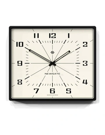 [Newgate] Box Office Silicone Wall Clock in Cave Black