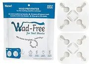WAD-Free for Bed Sheets - As Seen on Shark Tank - Bed Sheet Detangler Prevents Laundry Tangles and Wads in The Washer and Dryer - Contains Enough for 2 Sheets, Flat or Fitted - Made in USA… (2)