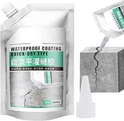 Concrete Repair Sealant | 500ml Concrete Bonding Sealant - Wear-Resistant Quick-Drying Crack Sealing Glue for Wood Brick Roof Stone Exterior Wall