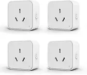 JR INTL Smart Plug, WiFi Outlet with Energy Monitor, Compatible with Alexa & Google Assistant, Smart Outlet with Timer & App Remote Control, WiFi Outlet for Home, No Hub Required (4)