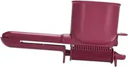 Garende Coloring Dye Comb Dye Brush Bowl Automatic Roller Paste Applicating Hair Dyeing Coloring Brush, Red