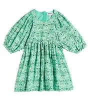 [Molo] Molo Caio printed cotton dress Y 14/15 green