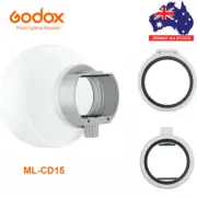 Godox ML-CD15 Diffusion Dome Kit with 3 Adapters for V1 V860III ML60 AD300PRO