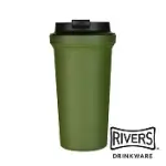 日本RIVERS SOLID雙層隨行杯390ML-橄欖綠