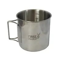 在飛比找樂天市場購物網優惠-【Treewalker露遊】輕量不鏽鋼杯(500ML) 茶杯