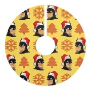 Batman Christmas Tree Skirts, Holiday Tree Skirt, Superhero Christmas Decor