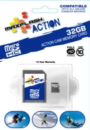 32gb ACTION High Speed Class 10 SDHC Card 32 GIG SD-HC MICRO FAST VIDEO CAPTURE