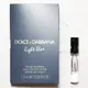 【超激敗】D&G 淺藍 男性淡香水 1.5ML 噴式 針管 試管 Dolce&Gabbana Light Blue