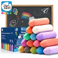 在飛比找誠品線上優惠-JarMelo創意美學兒童戶外粗粉筆/ 15色
