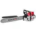 BAUMR-AG Commercial Petrol Chainsaw E-Start 24" Bar Chain Saw Top Handle Tree