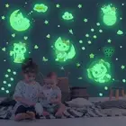 Glow in the Dark Stars for Room,Cats Glowing Wall/Ceiling Decals, Kitten Butterf