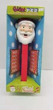 2002 Santa Musical Giant 12" Pez New In Box Shelf BB2