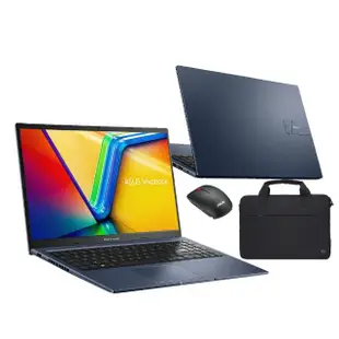 【ASUS】筆電包/滑鼠組★15.6吋R7輕薄筆電(VivoBook M1502QA/R7-5800H/8G/512G SSD/W11)