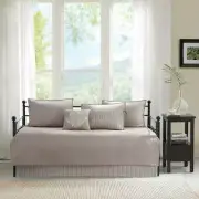 100% Polyester Solid 6pcs Day Bed Cover,MP13-3977