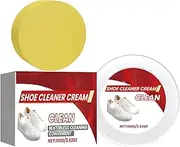 [Generic] White Shoe Cleaning Cream,100g Canvas Shoes Stain Remover Cream - Multi-Purpose Cleaning Supplies For Removing Dirt, Oil, Sweat Stains