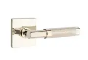 Emtek Select Dummy, Square Rosette, T-Bar Stem, Knurled Handle US14