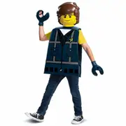 Rex Dangervest Basic Minifigure Villian The Lego Movie 2 Child Boys Costume M