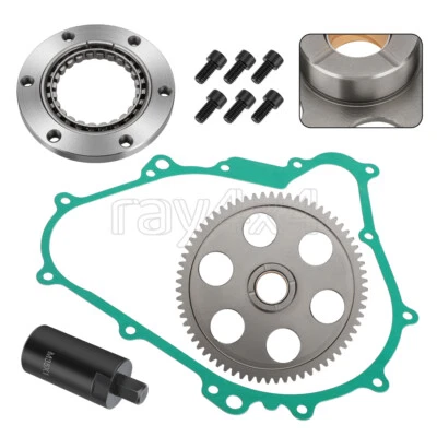 Starter Clutch Idler Gear Bearing Kit w/Flywheel Puller for Yamaha Kodiak 450